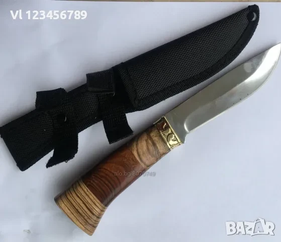 Руски ловен нож ”МЕДВЕДЬ” 110Х220 ММ, снимка 4 - Ножове - 50811037