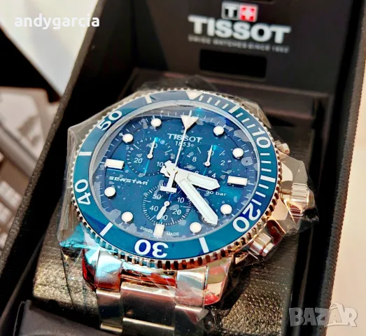  TISSOT SEASTAR 1000 CHRONOGRAPH T120.417.11.041.00 ЧИСТО НОВ часовник с хронограф 