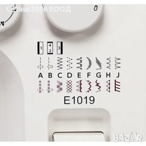 Домашна шевна машина Janome Juno E1019, снимка 2 - Шевни машини - 48987718