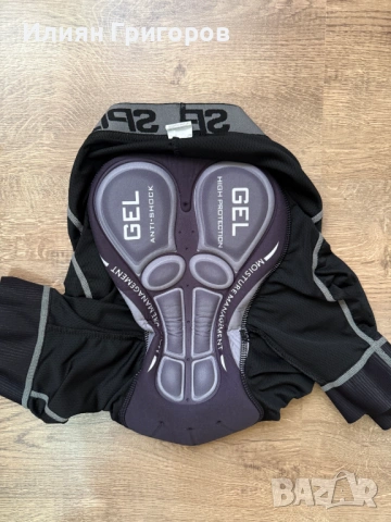 Мъжки колоездачни шорти с гел подплънка M/L, снимка 2 - Спортни дрехи, екипи - 53315549