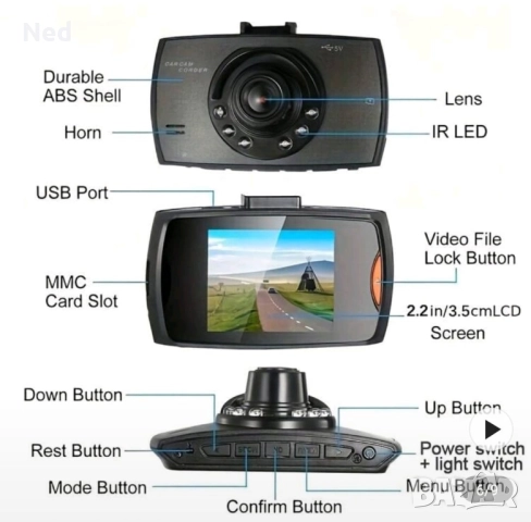 Видео Регистратор, снимка 2 - Аксесоари и консумативи - 52167401