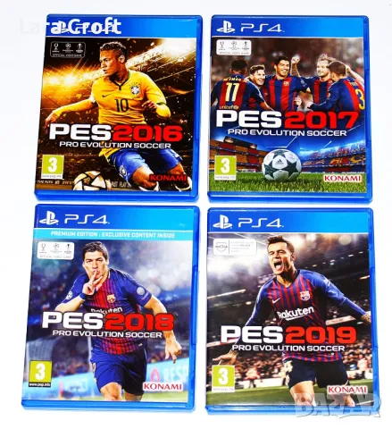 PS4 PES 2016 2017 2018 2019 Pro Evolution Soccer всяка по 40 лв., снимка 1 - Игри за PlayStation - 48531177