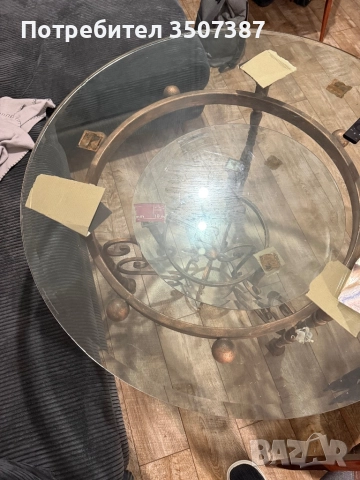 Масивна винтидж маса, снимка 4 - Маси - 52795643