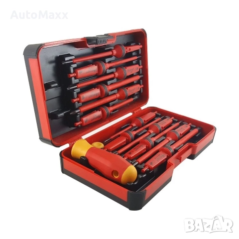 Комплект отвертки Felo E-Smart, 063 913 06 - 1000 V, 14 броя , снимка 2 - Отвертки - 51646844