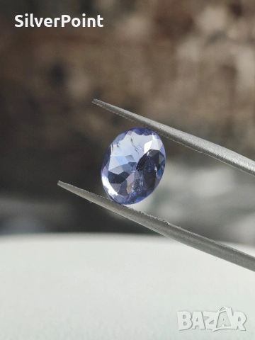 Танзанит 1.99 карата с швейцарски сертификат , снимка 4 - Други - 54080169