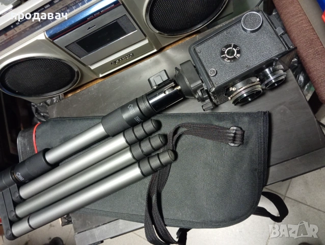 Статив и старинен фотоапарат, снимка 9 - Антикварни и старинни предмети - 54268422