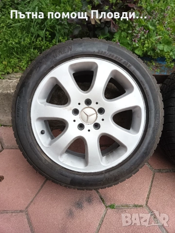 Продавам джанти 17'' 5х112 с гуми, снимка 2 - Гуми и джанти - 54045418