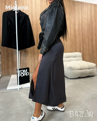 Дълга пола с цепка , снимка 2 - Поли - 51417049