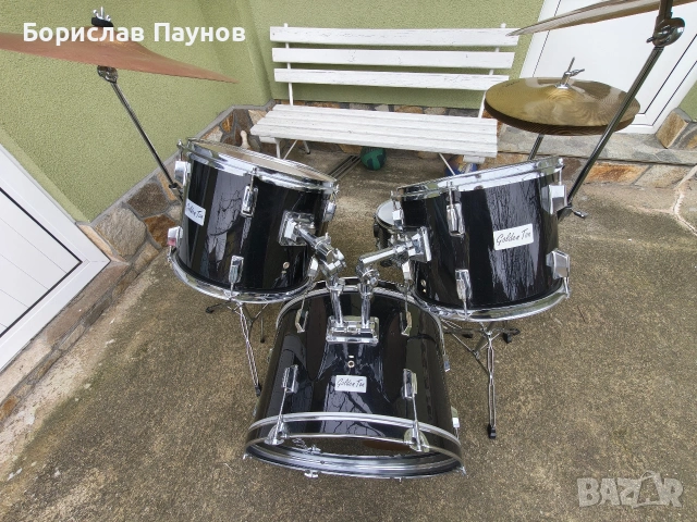 Комплект барабани "Golden ton", снимка 12 - Ударни инструменти - 54274898