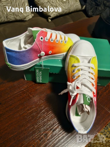 🌈 Нови кецове United Colors of Benetton – цветен дизайн 🌈