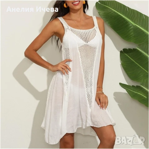 Плажна туника -рокля на една кука , снимка 5 - Туники - 50775327