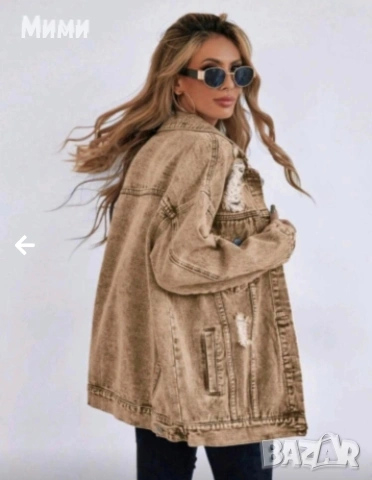 Дамско дънково яке/С размер , снимка 4 - Якета - 53887556