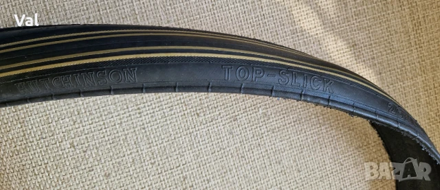 Нова сгъваема шосейна гума Hutchinson Elite Gold Тop Slick – 26 x 1”  (25х559) , снимка 7 - Велосипеди - 50404867