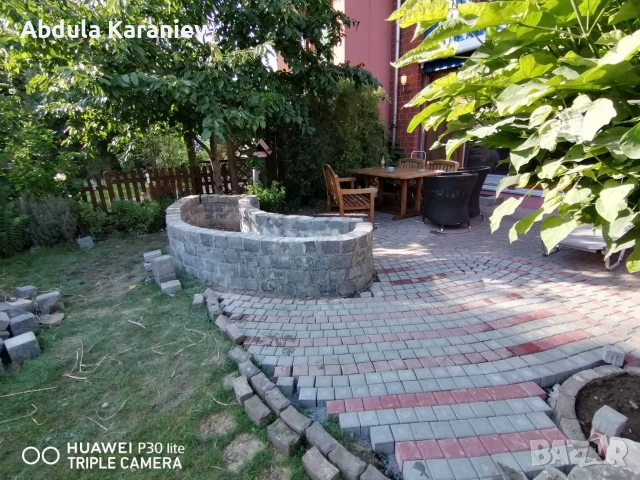 Услуги с Мини Багер и Самосвал ,Редене на павета ,Изкопи и Извозване, снимка 8 - Други ремонти - 53908639