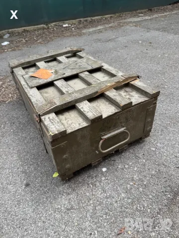 ДЪРВЕН КУФАР КУТИЯ САНДЪК ОТ 1992 ГОДИНА, снимка 4 - Части - 50202130