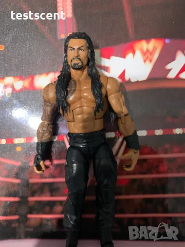 Екшън фигура WWE Roman Reigns Роман Рейнс ELITE SERIES Bloodline mattel figure елит, снимка 4 - Колекции - 48509181