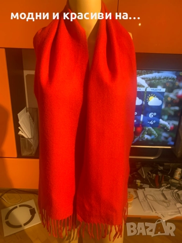 Шал агнешка вълна, снимка 5 - Шалове - 52887472