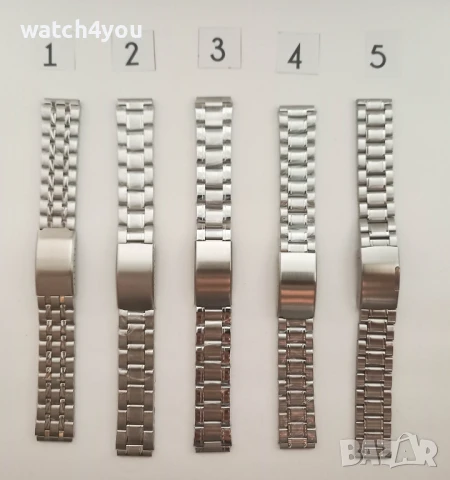 НОВА СТОМАНЕНА ВЕРИЖКА ЗА ЧАСОВНИК С ИЗВИТИ НАКРАЙНИЦИ. ЗАОБЛЕНИ ВЕРИЖКИ ЗА ЧАСИВНИЦИ.ИЗВИТА ВЕРИЖКА, снимка 6 - Каишки за часовници - 34730516