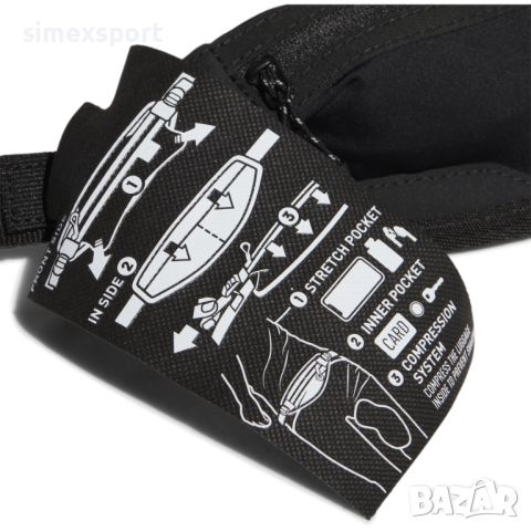 ЧАНТА ADIDAS RUNNING WAIST BAG, снимка 3 - Чанти - 45357640