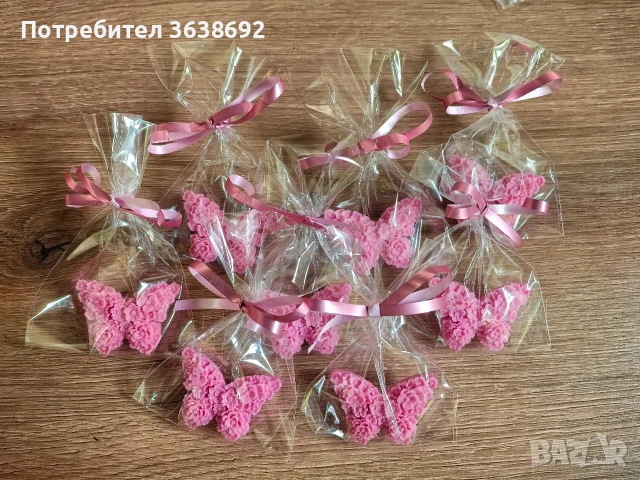 Глицеринови сапунчета - малки подаръчета , снимка 2 - Подаръци за сватба - 54142901