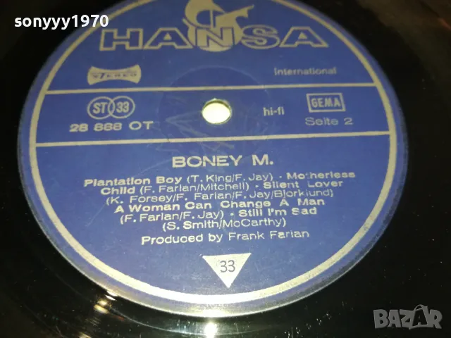 BONEY M-ПЛОЧА 2508241249, снимка 14 - Грамофонни плочи - 47016672