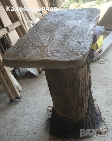 Масичка от щампован бетон , снимка 3 - Градински мебели, декорация  - 51298950