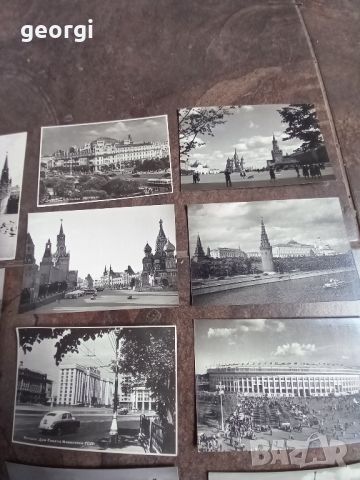 колекция черно бели пощенски картички СССР Москва, снимка 4 - Колекции - 45240197