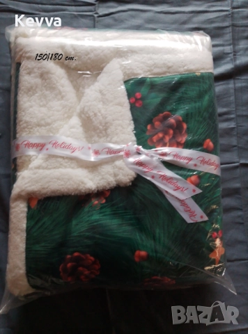 Шерпа одеяло с еко вълна 1