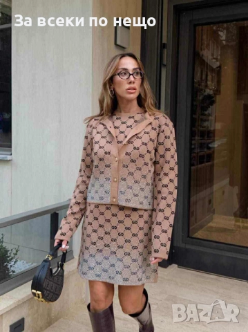 Gucci Дамски Комплект Гучи - 2 Налични Цвята Код I_133, снимка 2 - Комплекти - 52257598