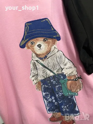 2 цвята дамска тениска Polo Bear , снимка 4 - Тениски - 48841381