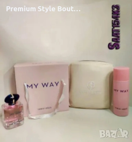 комплект парфюм, дезодорант,чанта и кутия my way dolce gabbana 