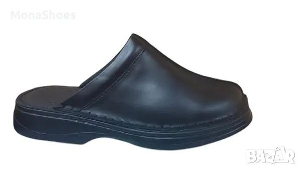 БЪЛГАРСКИ ЕСТЕСТВЕНА КОЖА МЪЖКИ ЧЕХЛИ САБО, снимка 5 - Мъжки чехли - 49636204