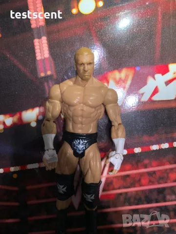 Екшън фигура WWE Triple H Трите Хикса Mattel basic Series играчка figure short hair, снимка 17 - Колекции - 49151107