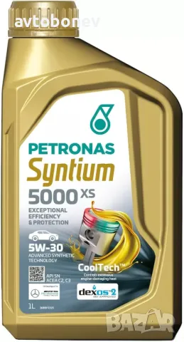 ДВИГАТЕЛНО МАСЛО PETRONAS SYNTIUM 5000XS 5W30, снимка 2 - Части - 31537820