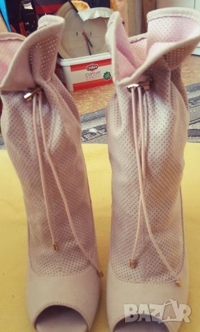 "Zara" - летни боти, снимка 4 - Дамски елегантни обувки - 45680274