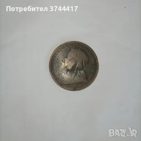 МНОГО РЯДКА АНТИЧНА МЕДНА МОНЕТА ОТ 1 ПЕНИ 1896 г. КРАЛИЦАТА ВИКТОРИЯ, UK GB БРИТАНСКА ГРЕШКА , снимка 14 - Нумизматика и бонистика - 46850118