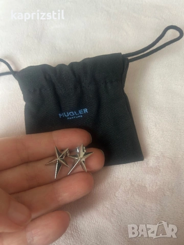 Mugler / Angel обици , снимка 7 - Обеци - 53509463