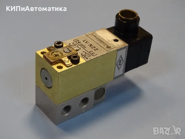 пневматичен разпределител JOUCOMATIC LVN22 Solenoid Valve 24VDC, снимка 5 - Резервни части за машини - 47673310