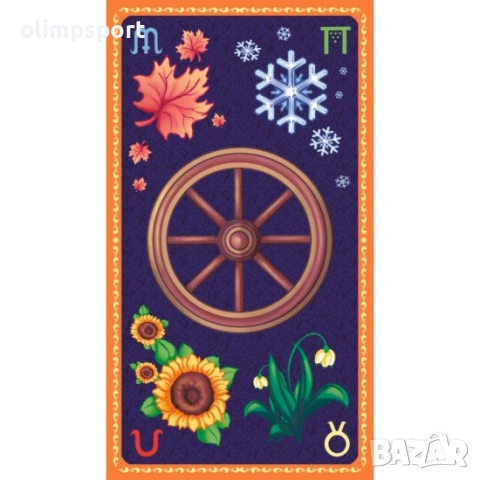 Карти Таро LoScarabeo Wheel of the Year , снимка 2 - Карти за игра - 54176857