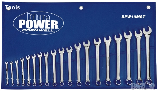 Cornwell Tools 19pc  комплект ключове 6-24mm, снимка 2 - Ключове - 52879014