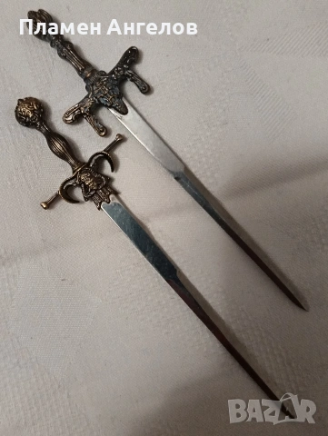 Колекционерски миниатюрни мечове-Ножове за писма. , снимка 3 - Други ценни предмети - 53979601