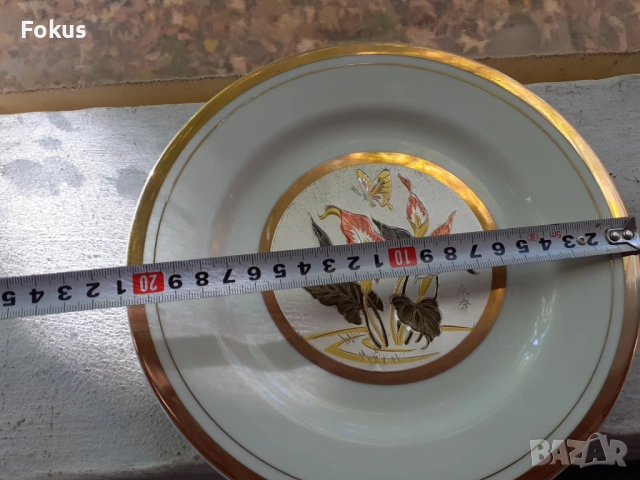 Стар порцелан колекционерска чиния JAPAN, снимка 6 - Антикварни и старинни предмети - 53408895