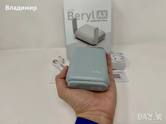 OpenWRT рутер Gl.iNet Beryl AX AX3000 Wi-Fi 6, снимка 5 - Рутери - 52459674