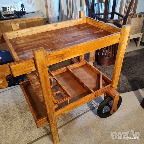 Маса, помощна маса с колела., снимка 5 - Маси - 53613792