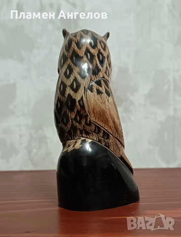 Винтидж фигурка от естествен рог, снимка 4 - Колекции - 53587488