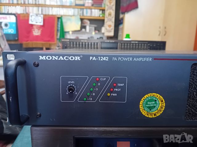 Power amplifier monacor pa 1242, снимка 2 - Ресийвъри, усилватели, смесителни пултове - 46226338