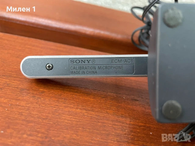 SONY -Калибриращ  микрофон, снимка 5 - Ресийвъри, усилватели, смесителни пултове - 53379943