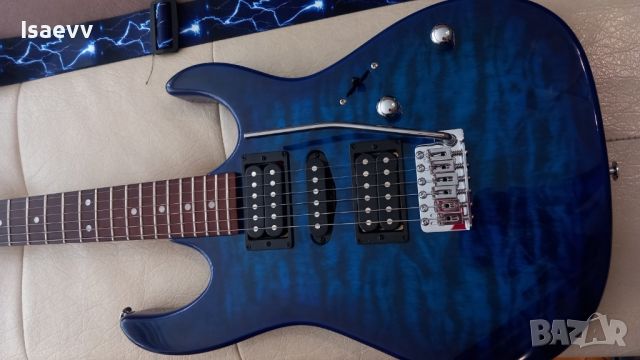 Електрическа китара Ibanez GRX70QA TBB с ГАРАНЦИЯ ползвана е 1 месец, снимка 4 - Китари - 46427020