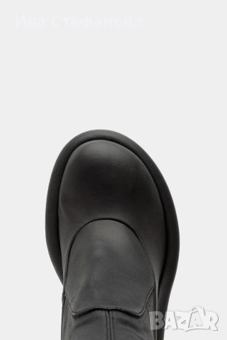 Разкошни Vic Matie нови  дълги черни чизми ботуши до каляното кожени , снимка 9 - Дамски ботуши - 52829975