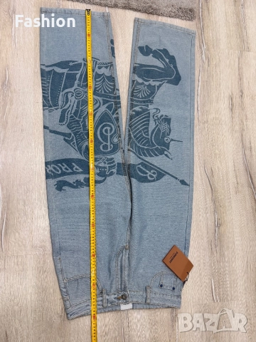 Мъжки широки дънки Burberrу, снимка 4 - Дънки - 52426336